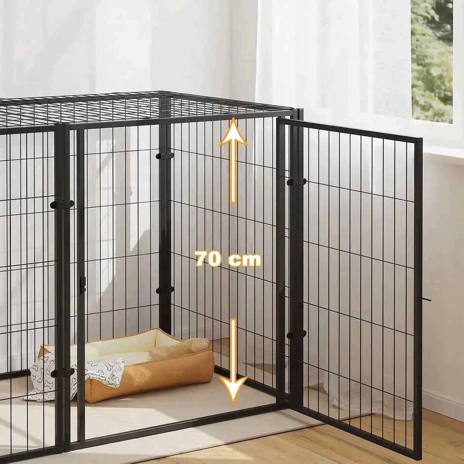 Metal playpen NUXIE 60 x 0 x 70 cm for dog / rabbit Packaging status original