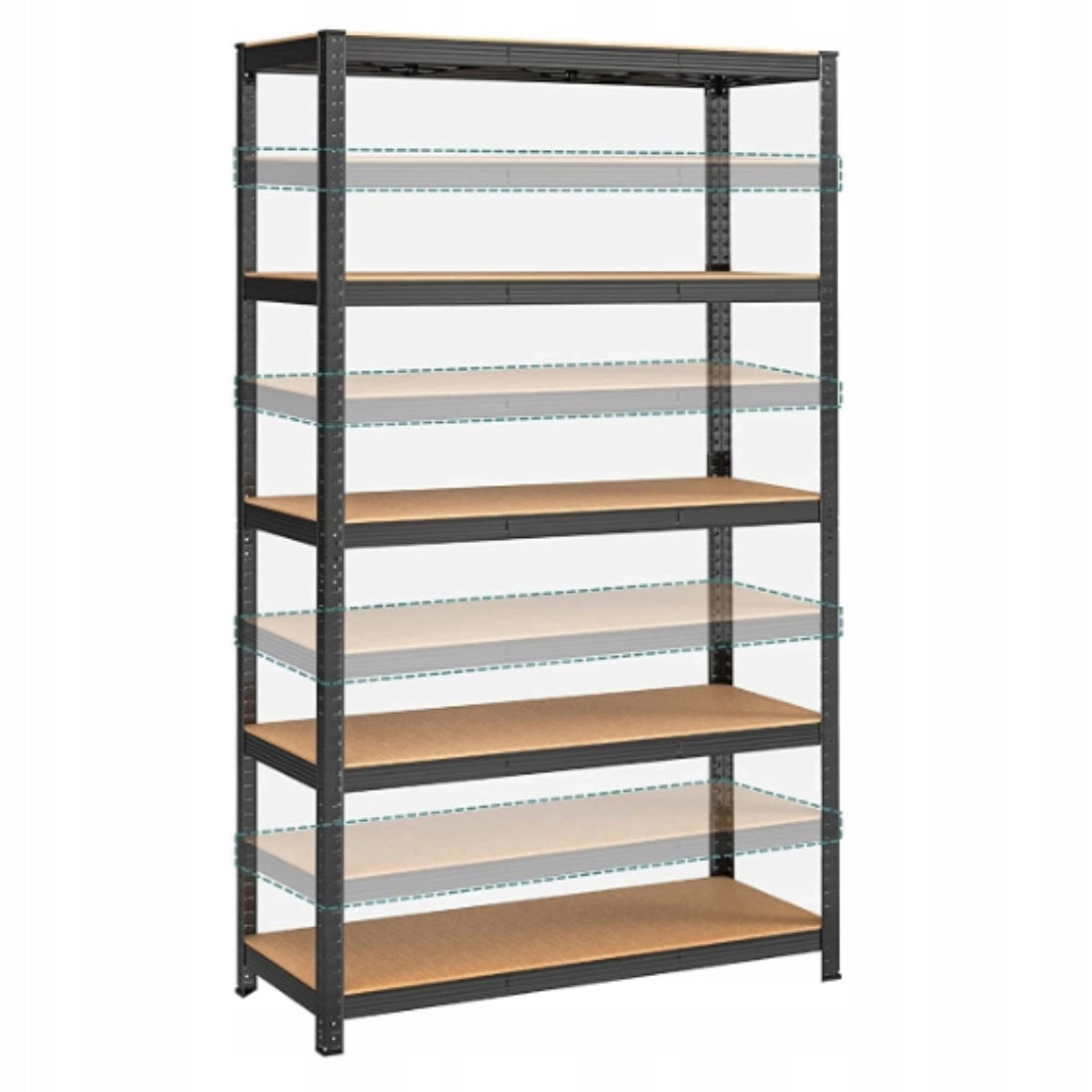Metal rack 200x120x60 Spacetronik 5 SHELVES 600KG garage storage Manufacturer Spacetronik