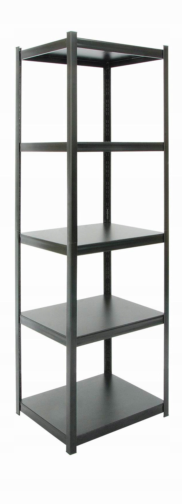 Metal rack PIKA color BLACK 5 -shelves 200x50x50 CM - 600 KG Warehouse