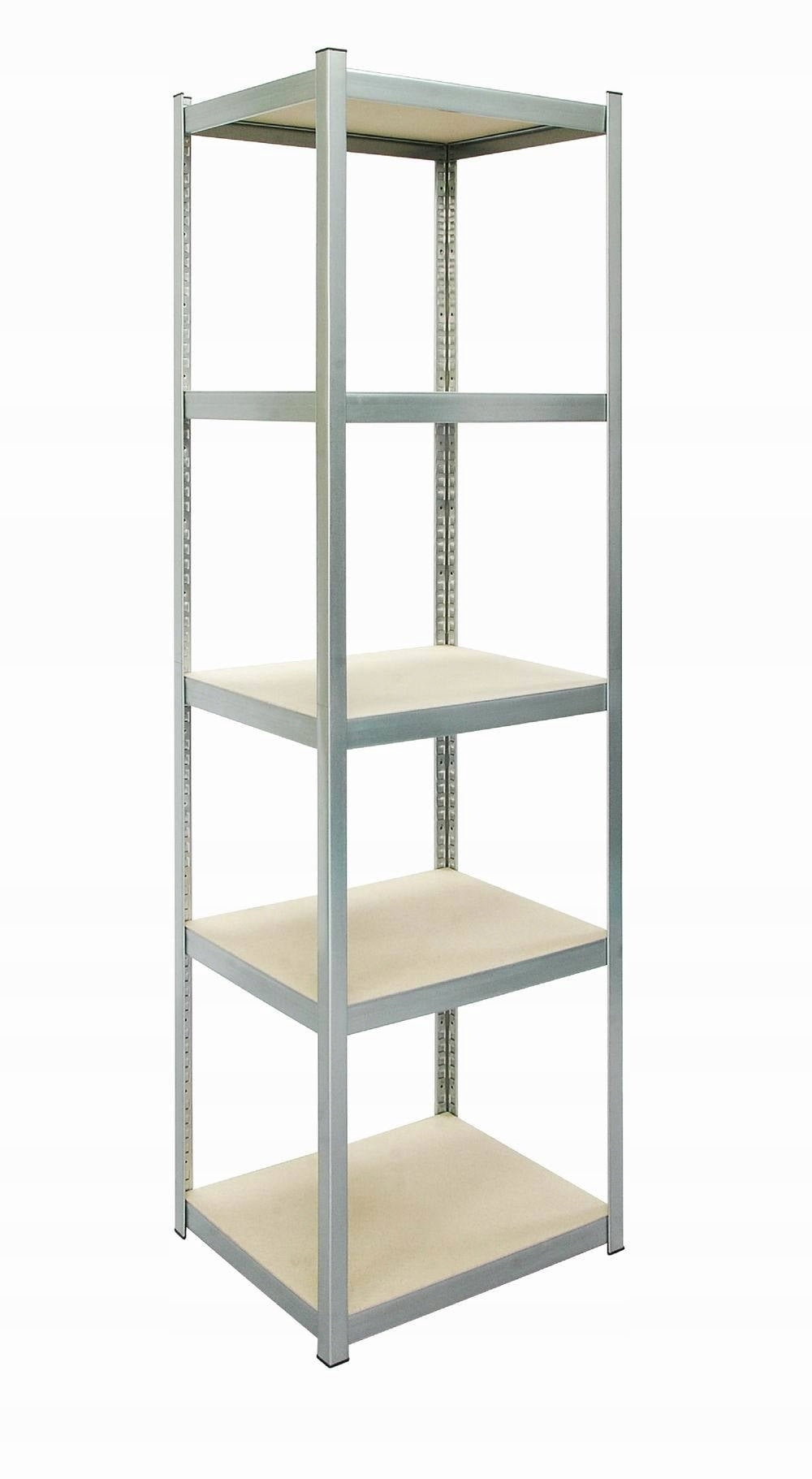 Metal rack PIKA color ZINC 5 - shelves 200x80x50 CM - 600 KG Warehouse Packaging status original