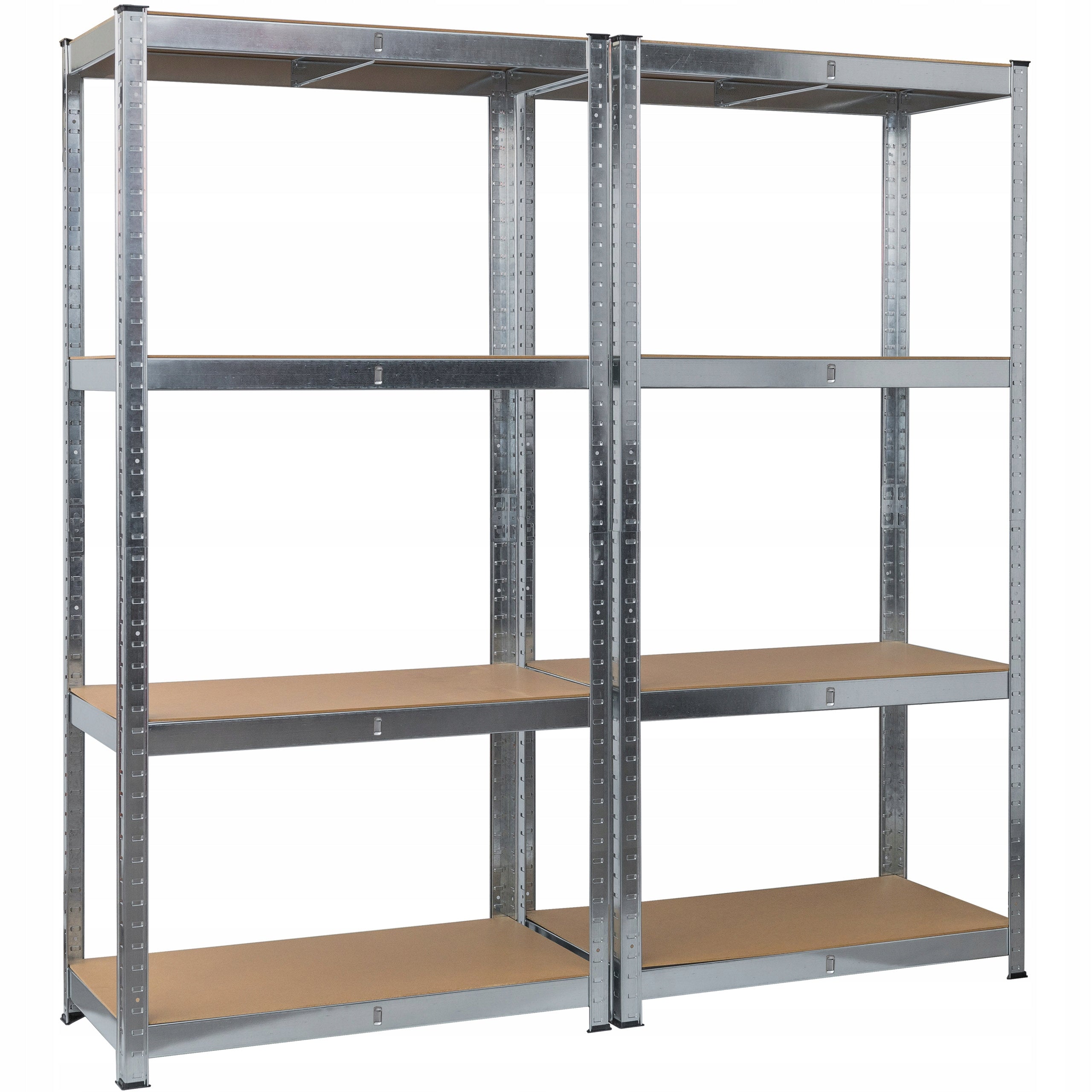 Metal storage rack 2 PCS 160x80x40 cm 175 kg/shelf DOOC