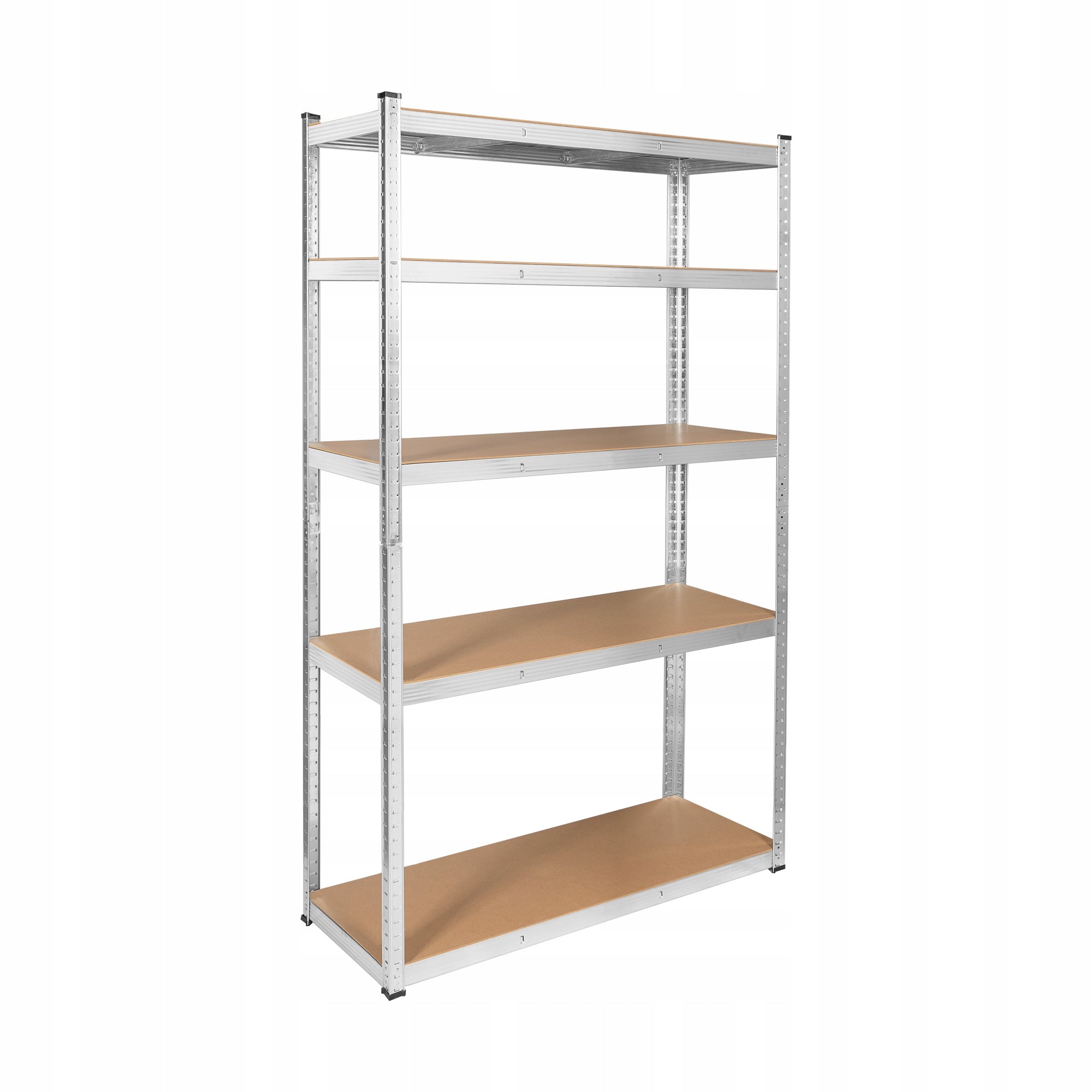 Metal storage rack 2in1 5 garage shelves 205x120x45cm 750kg Rebel Packaging status original