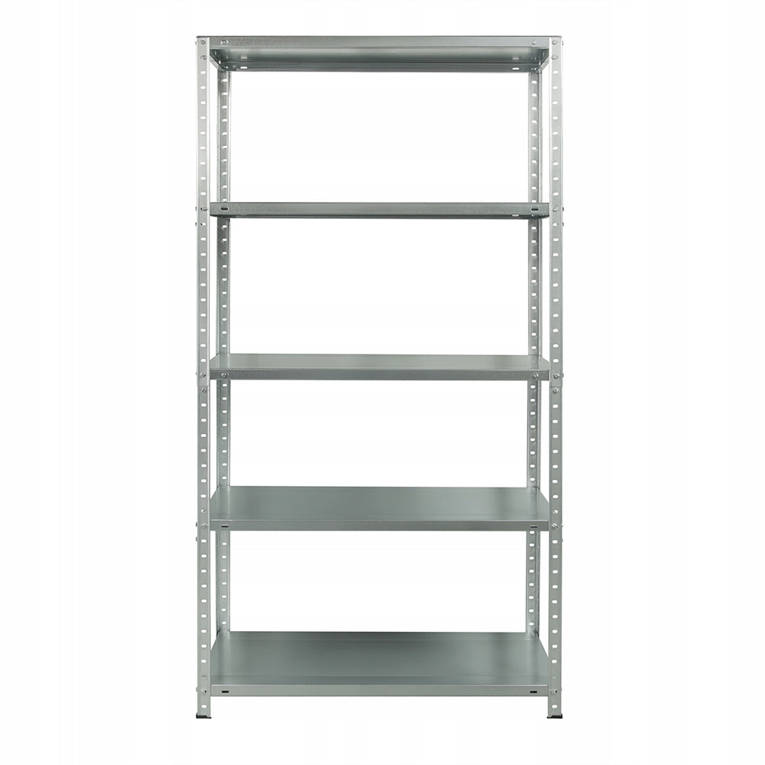 Metal storage rack Metalkas 185x100x40 cm galvanized shelves for basement Packaging status original