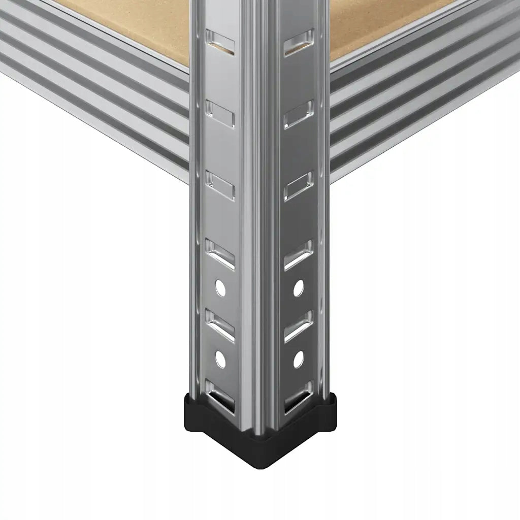 Metal storage rack for basement garage 150x75x30 cm max 700kg 4 shelves Manufacturer no brand