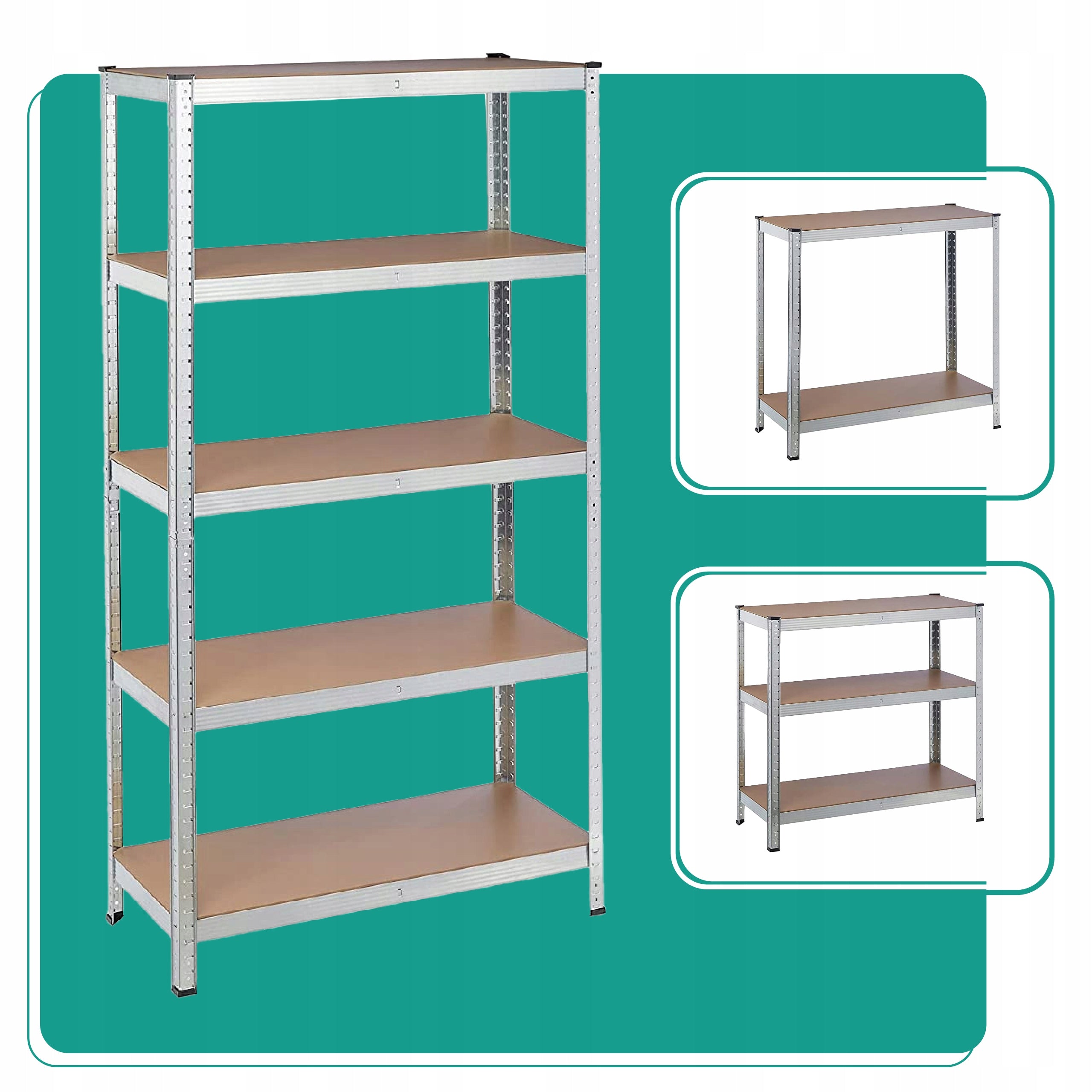 Metal storage rack for basement garage 180x90x40 Manufacturer Atos