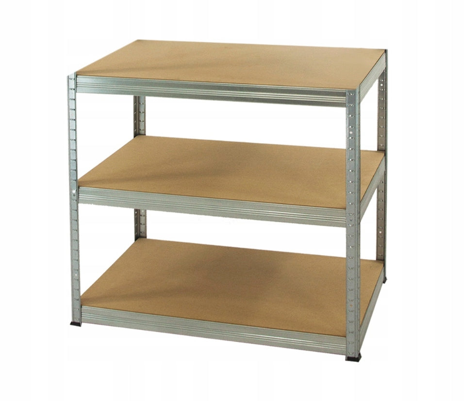 Metal storage rack galvanized HELIOS 90x100x60cm 3Px175kg Packaging status original