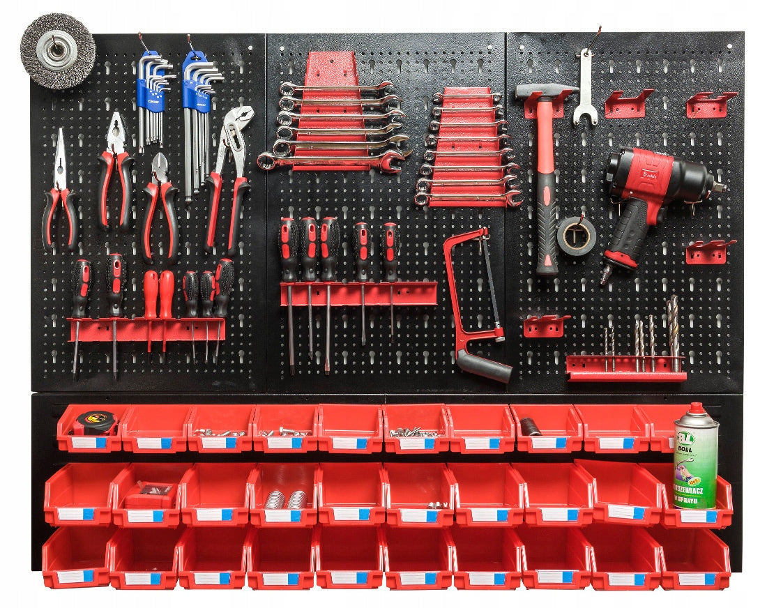 Metal tool board REDATS 119x89,5cm workshop wall 52 el Brand Redats