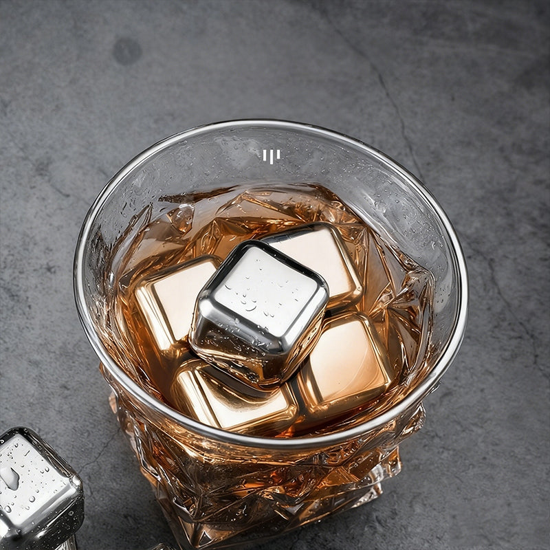 Metalowe kostki do drinków Whisky chłodzące 8 szt. ze stali nierdzewnej Manufacturer code Uxxu