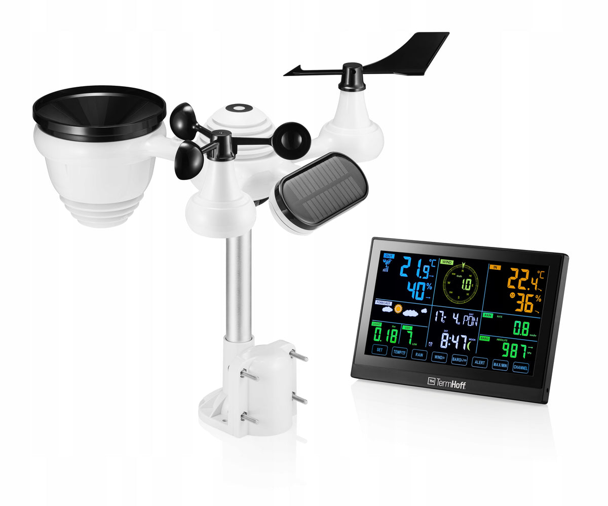 Meteo 7in1 Outdoor WiFi WeatherCloud - TermHoff TH-WS5P