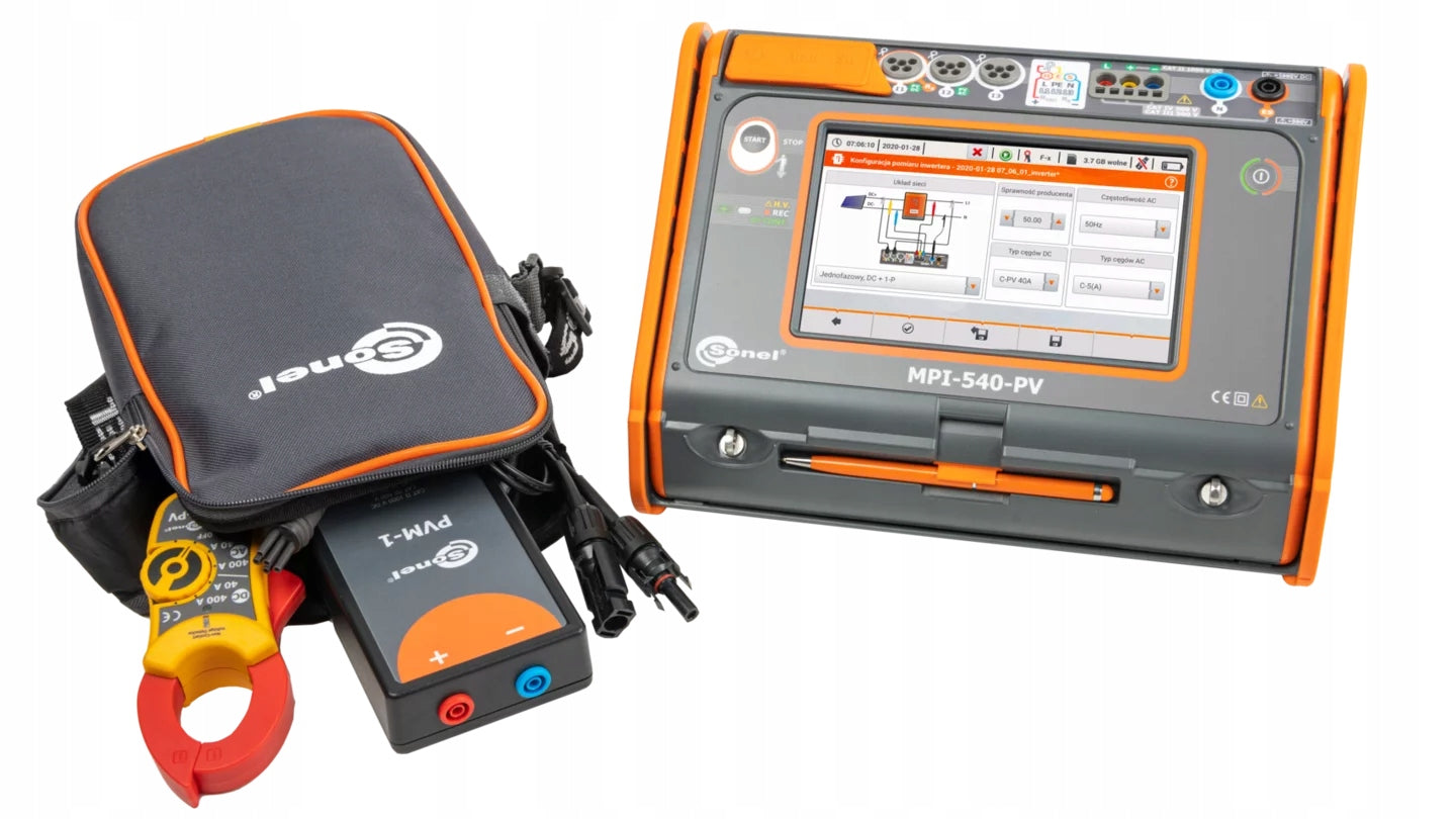 Meter for installation MPI-540-PV Sonel Power supply rechargeable battery
