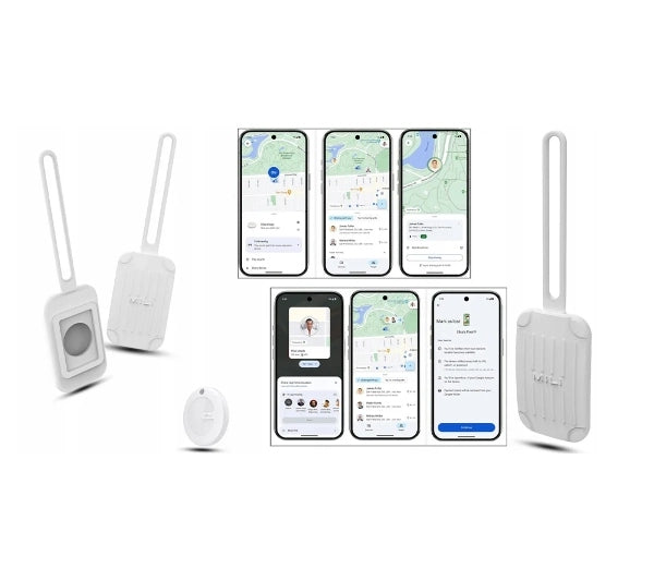 MiLi Locator Luggage ID, MiTag Android Bags White Model HD-P16-Lu
