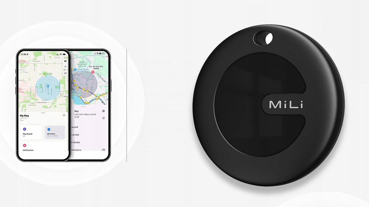 MiTag MiLi GPS Locator BT DUO Android iOS APPLE for Key Backpack Manufacturer code MILI MITAG DUO
