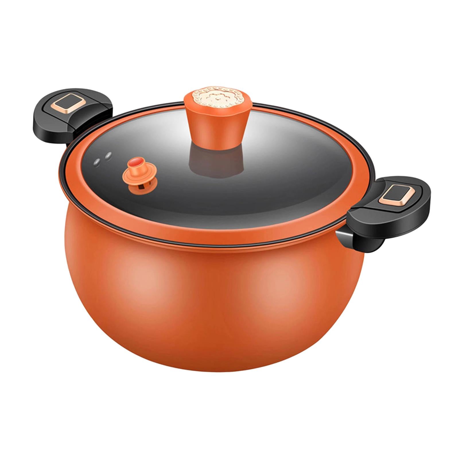 Micro Pressure Cooker Kitchenware Household Cooking Pots Soup Meat orange Packaging status no packaging