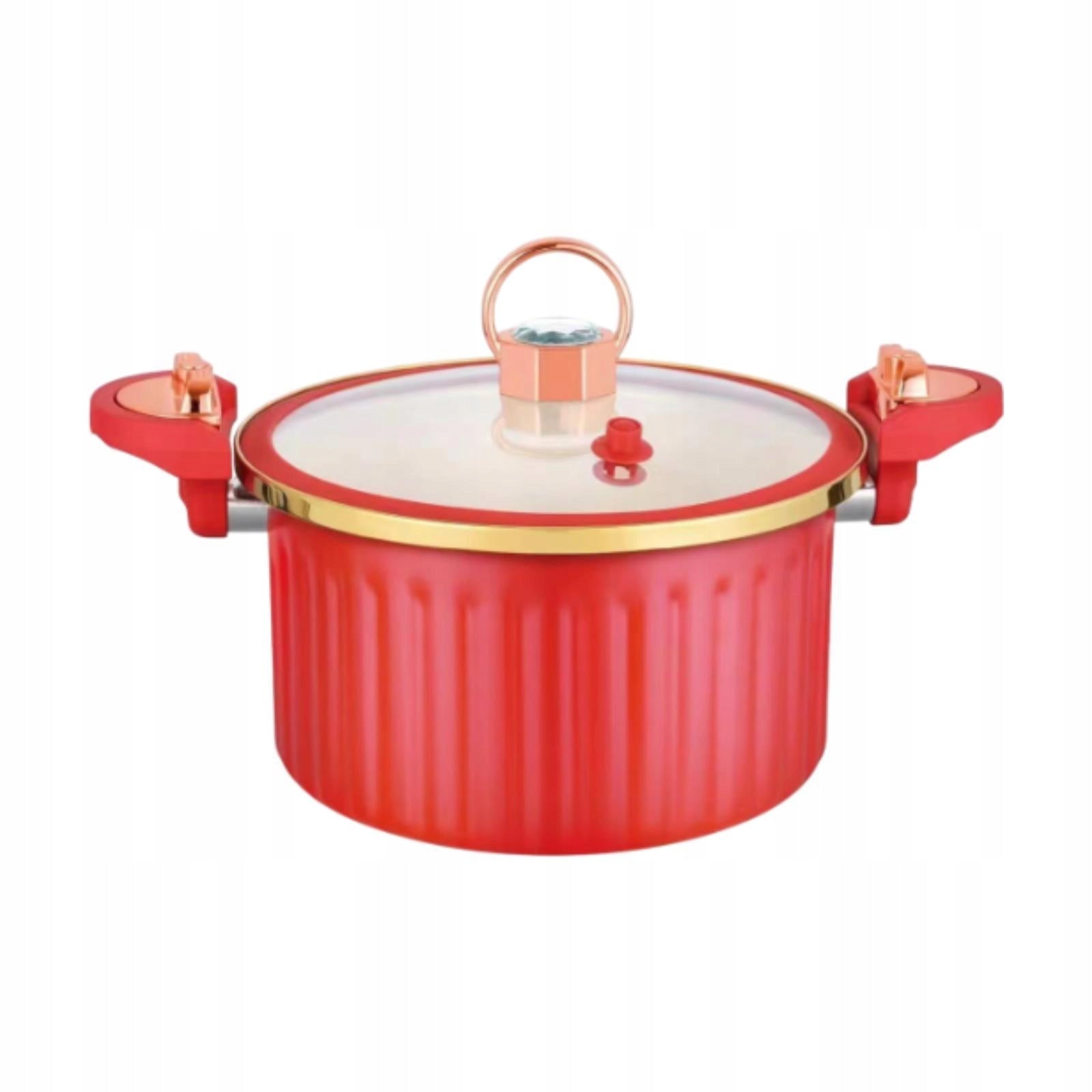 Micro Pressure Pot,Slow Cooker,8L with Cover Kitchen Cookware Non Stick