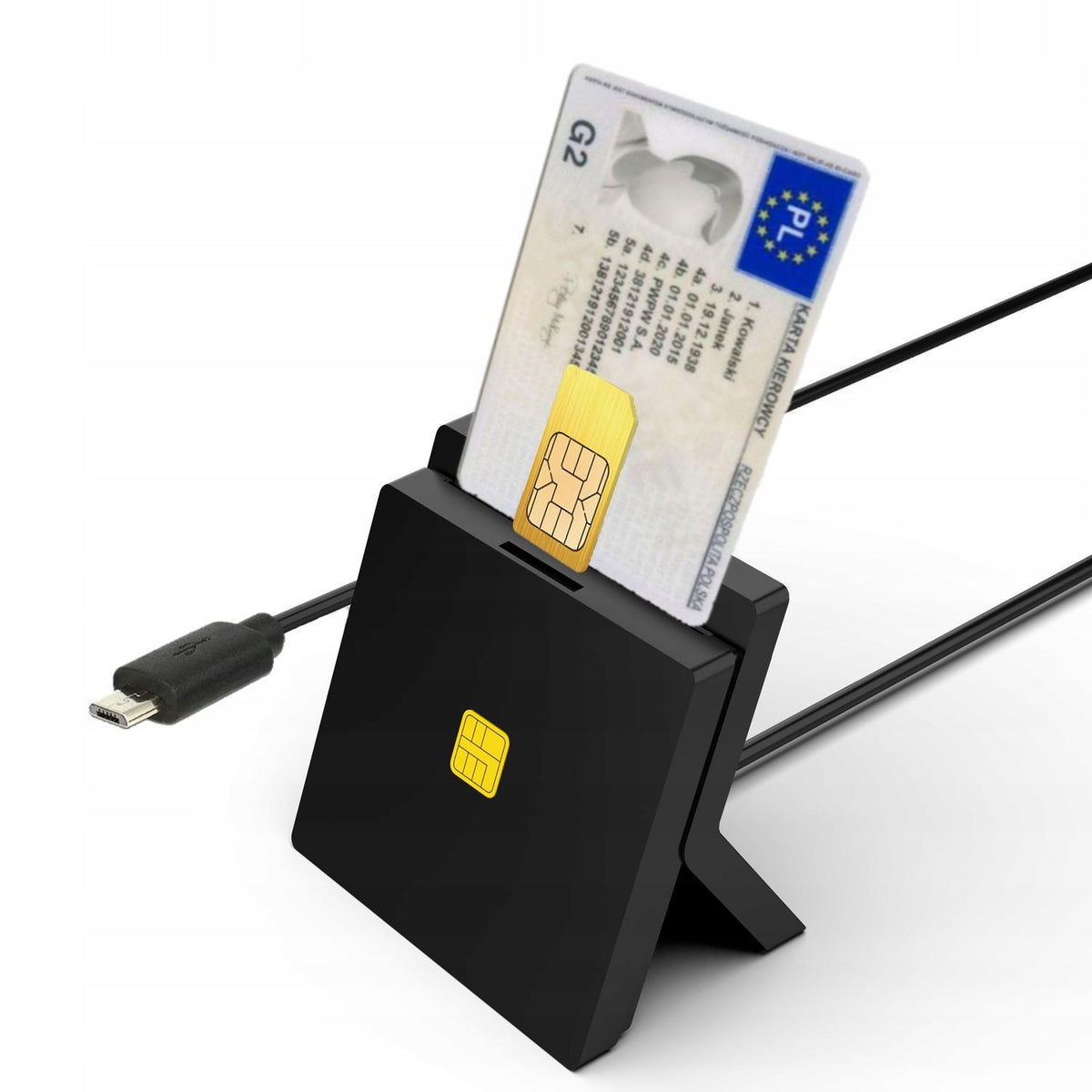 Micro-USB driver card reader for phone with PROGRAM