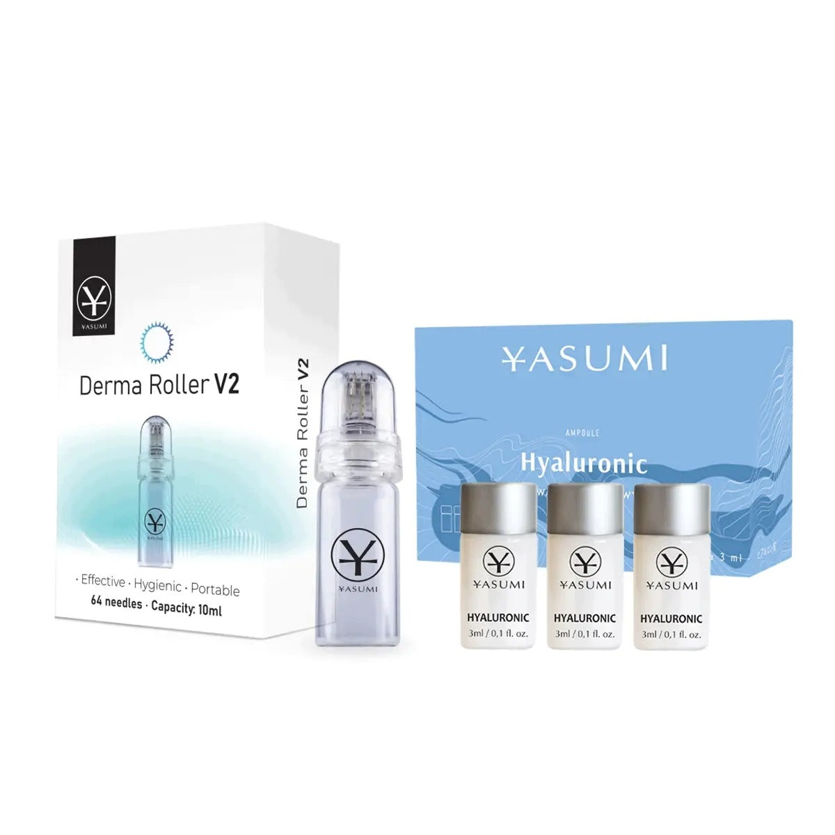 Microneedle Mesotherapy – Derma Roller V2 - 0,5 mm Hyaluronic Packaging status original
