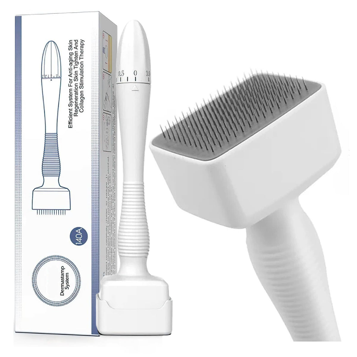 Microneedle mesotherapy device + ACID at home professional ampoules Medical device no