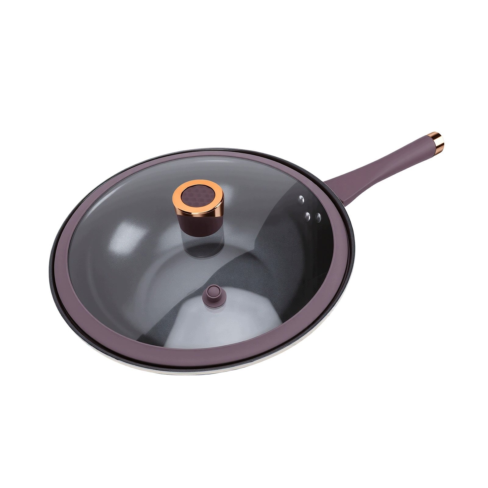 Micropressure frying pan 32 cm Pan with W9 coating Dominant color multicolor