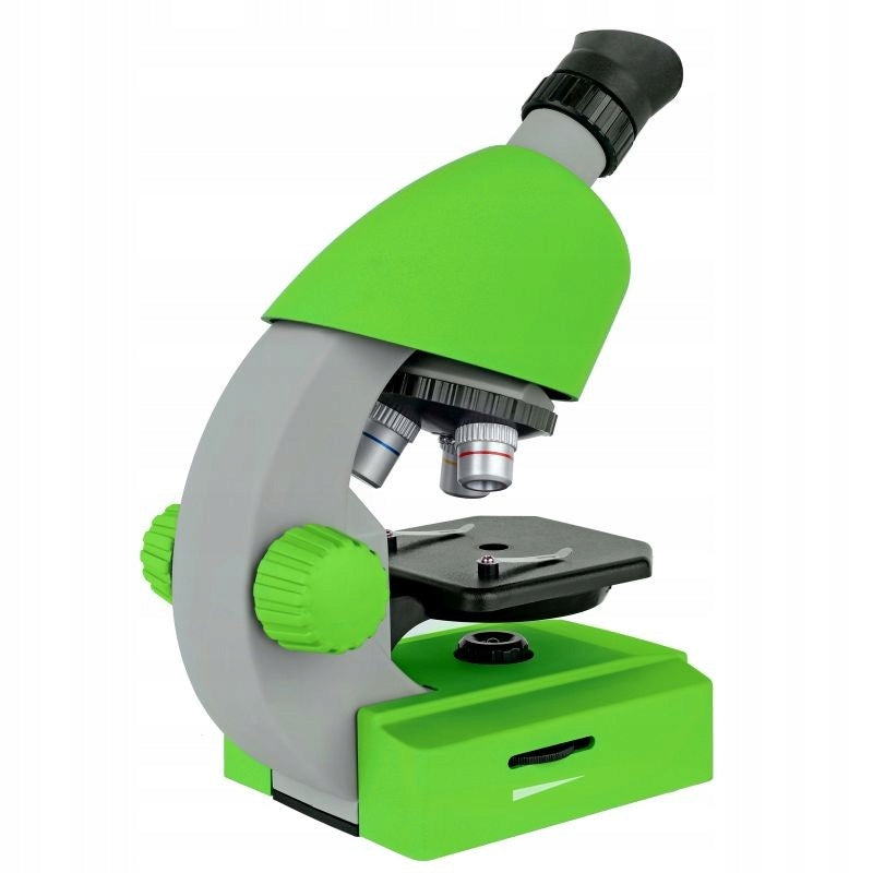 Microscope 40x-640x JUNIOR green Color multicolor