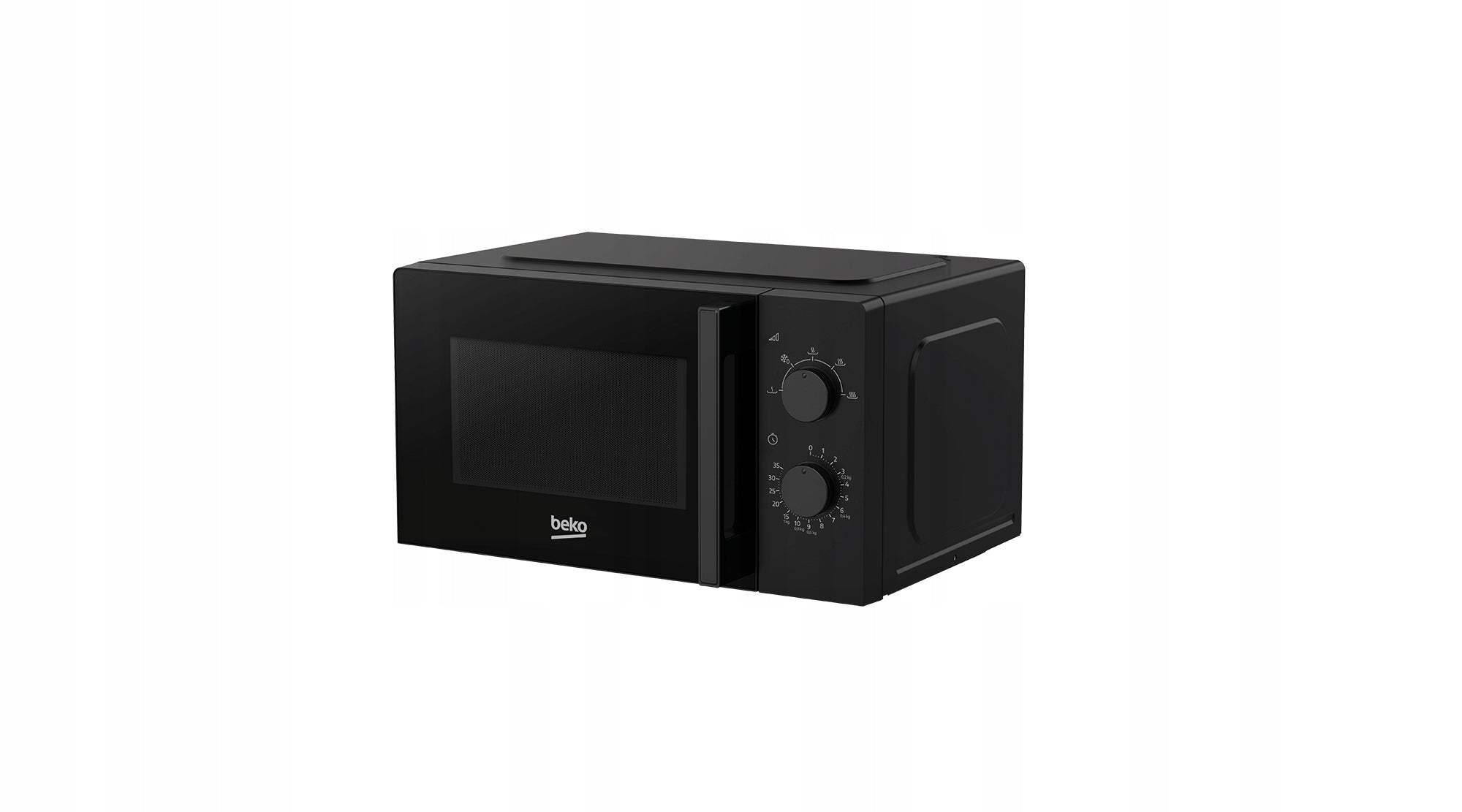Microwave Beko MOC20100B2 700W 20L Timer 5 Power Levels Black Model MOC20100B2