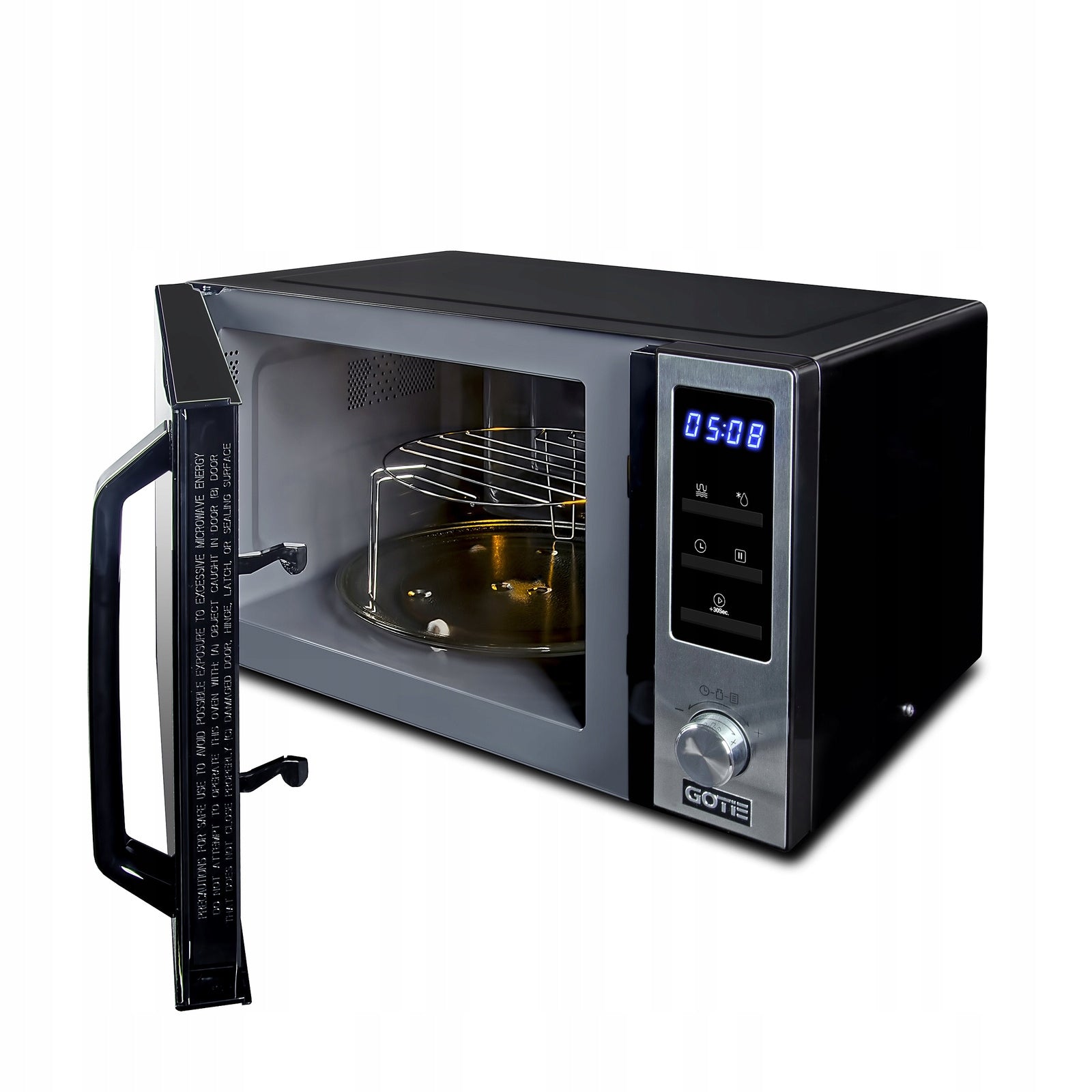 Microwave Oven GOTIE GKM-720 Black! GRILL! SOLID! Packaging status original