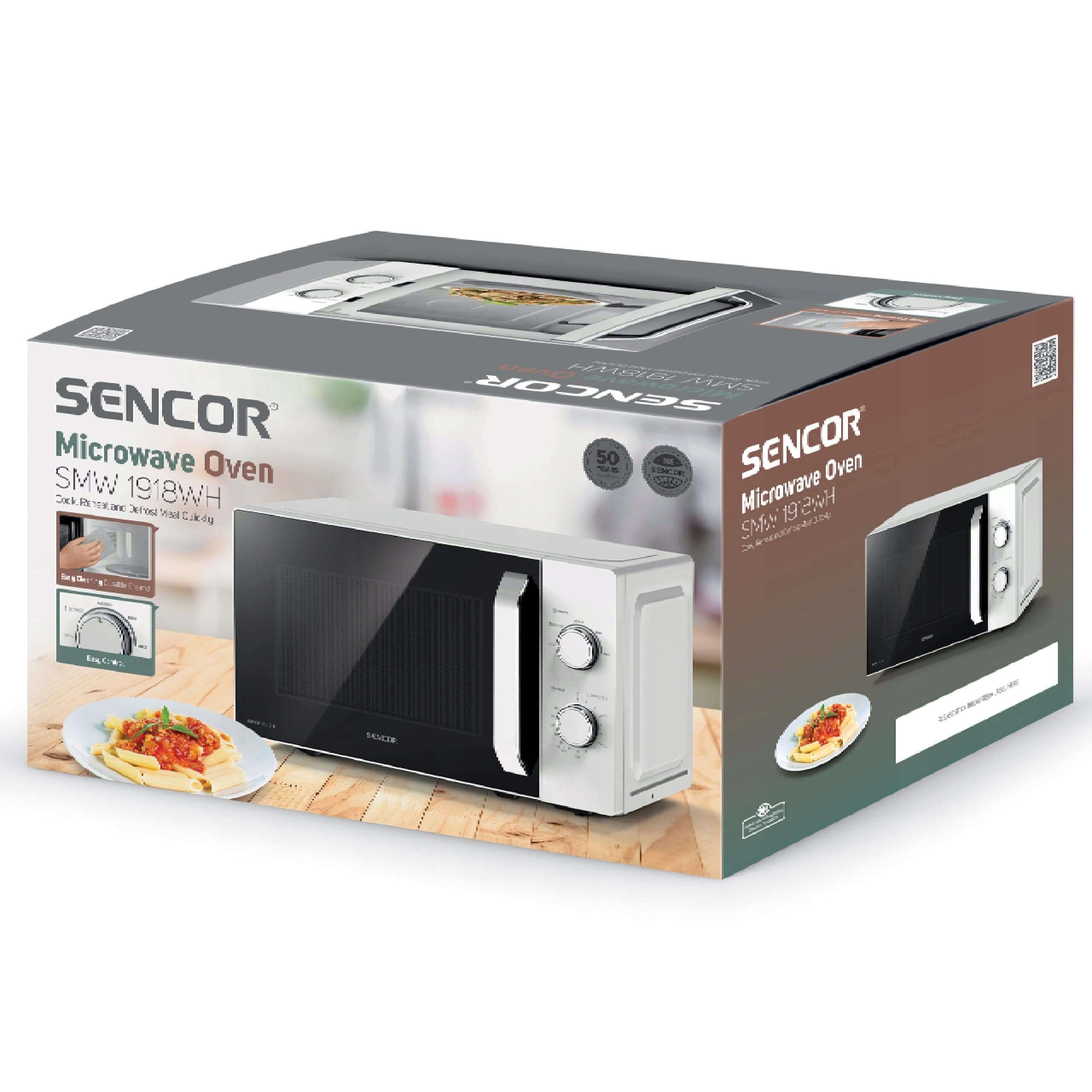 Microwave Oven Microwave Sencor SMW 1918WH 20L 700W White Manufacturer code SMW 1918WH