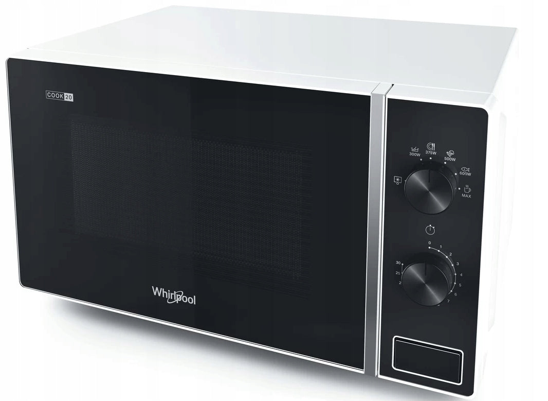 Microwave Oven Whirlpool MWP101W White 700W 20L 6 power levels Model MWP 101 W