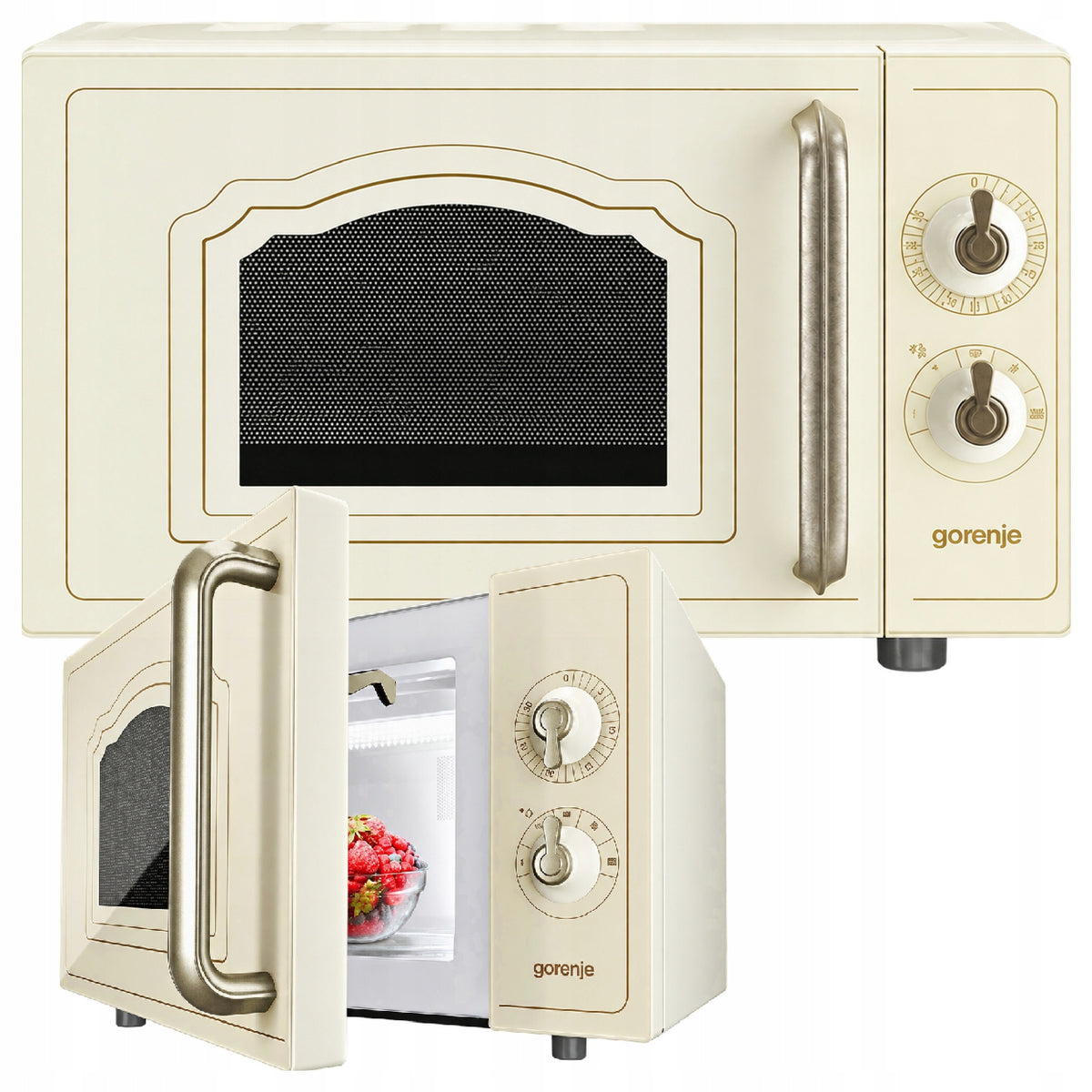 Microwave Retro Freestanding Microwave Gorenje MO4250TCLI