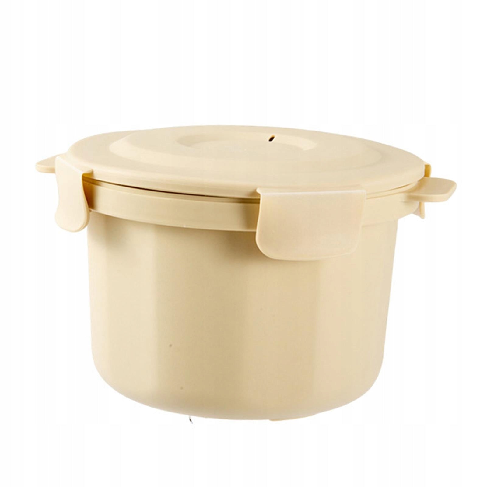 Microwave Rice Cooker Steamer Portable Steaming Pot Cooking Tool Micro Packaging status original