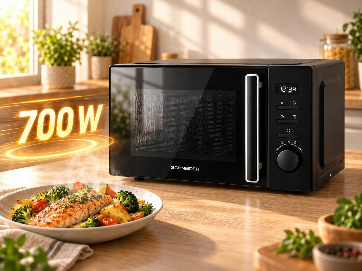 Microwave SCHNEIDER 20L Microwave Grill 1000W LED Defrosting Packaging status original
