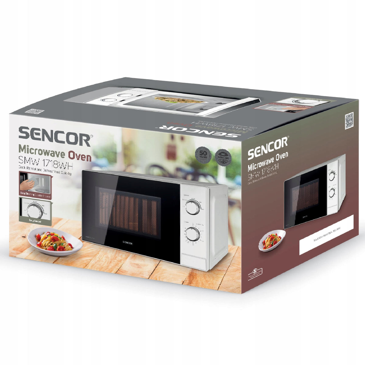 Microwave Sencor SMW1718WH 700W 20l defrosting