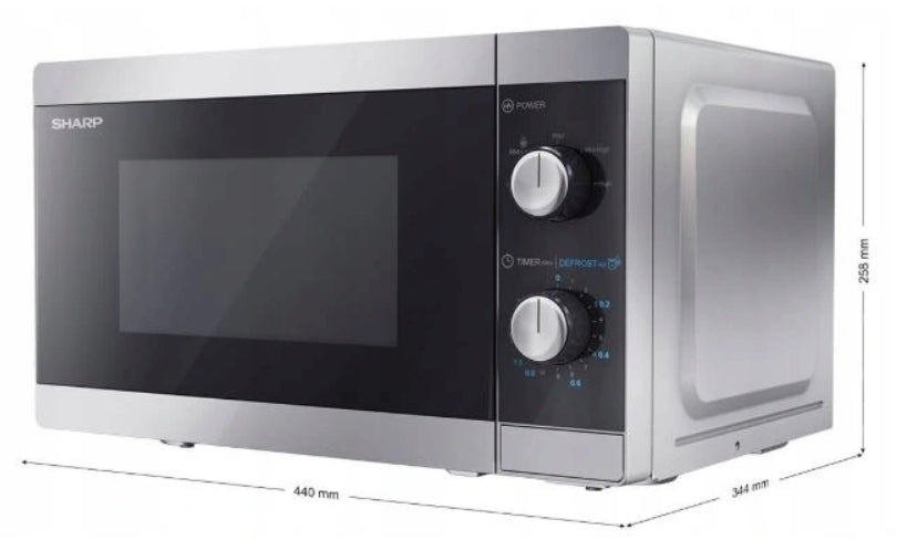 Microwave Sharp YC-MS01ES 20l 800W Timer Manufacturer code YC-MS01E-S