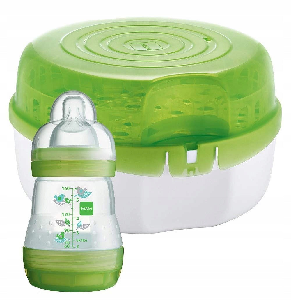 Microwave Sterilizer MAM For Teat Bottles 5 Min Anti-Colic 160ml