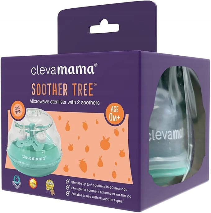 Microwave Teat Sterilizer + 2 Pcs Soothing Teats Manufacturer code sterylizator smoczków