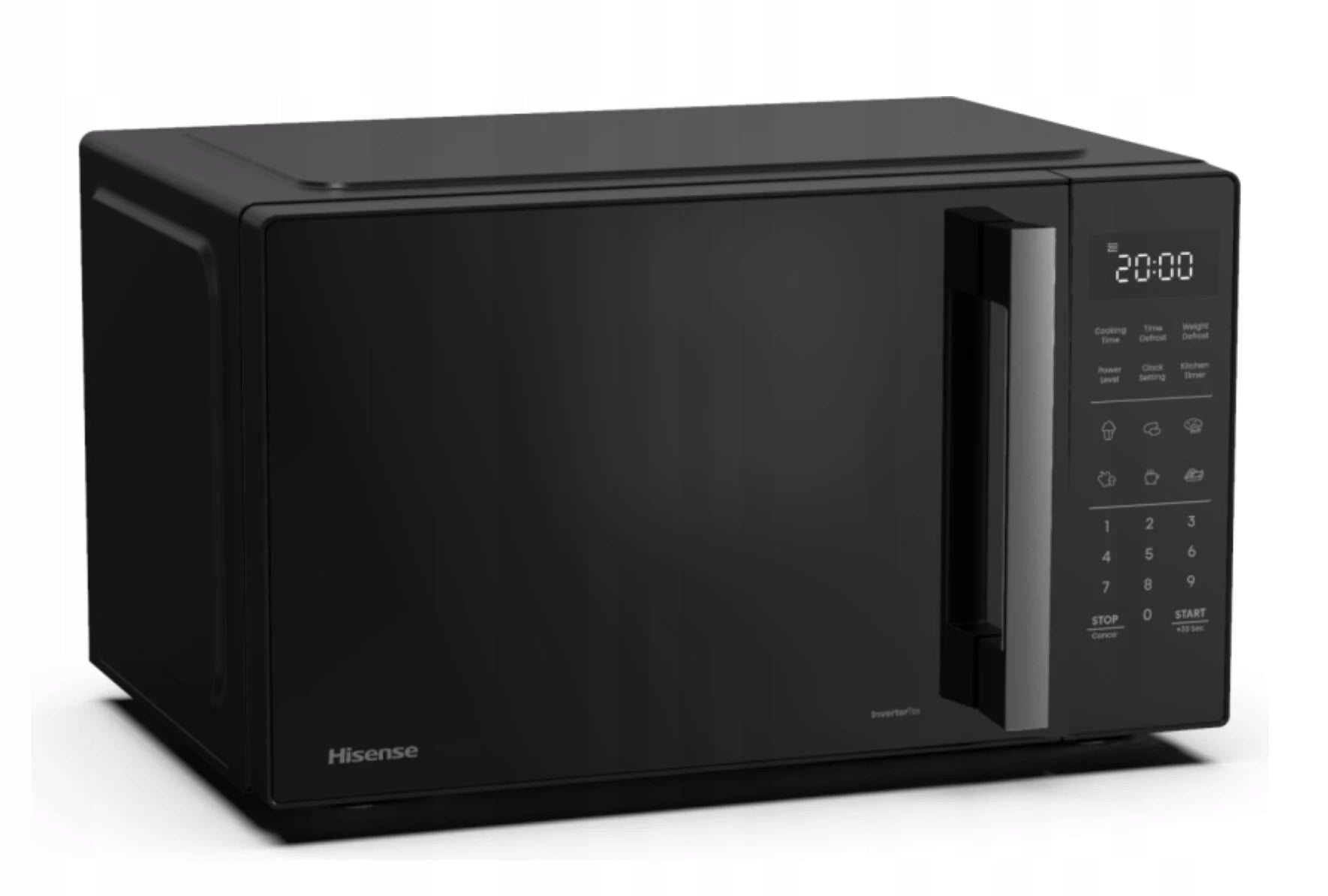 Microwave oven Hisense 23 l black 900 W grill 10 power levels Model H23MOBS4HI