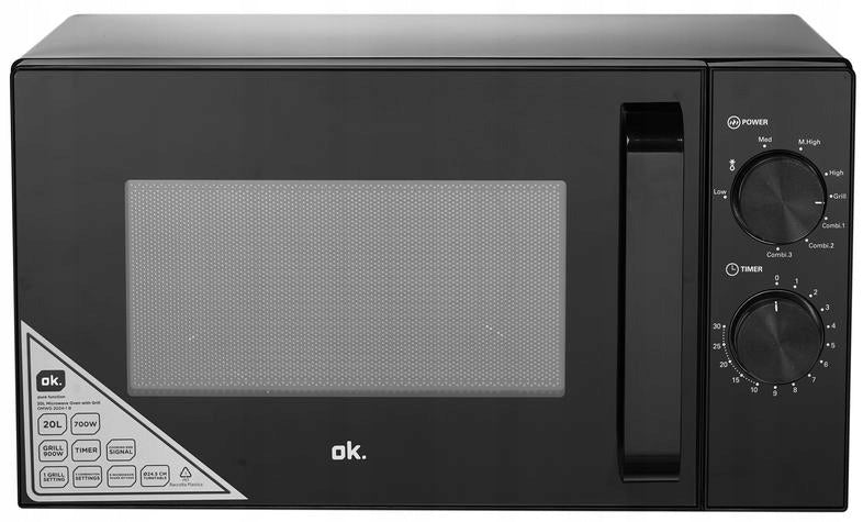 Microwave oven OK. OMWG 2024-1 B Black Brand OK.