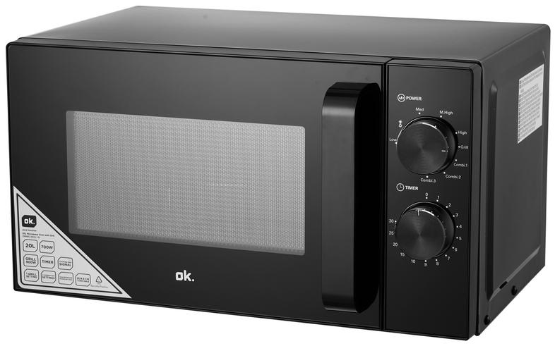 Microwave oven OK. OMWG 2024-1 B Black Packaging status original