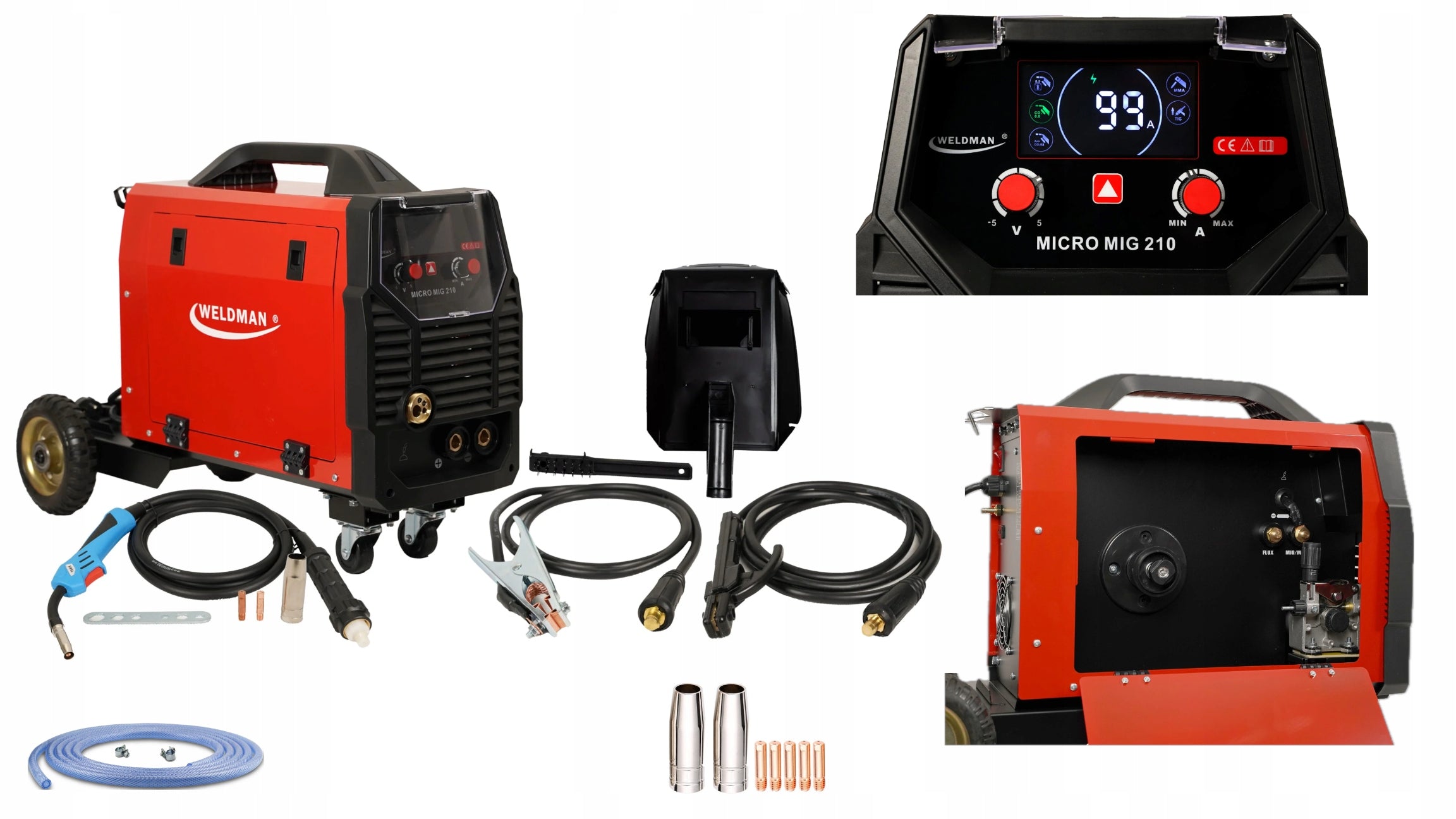 Migomat MIG MAG MMA TIG WELDMAN Micro mig 210 Synergy