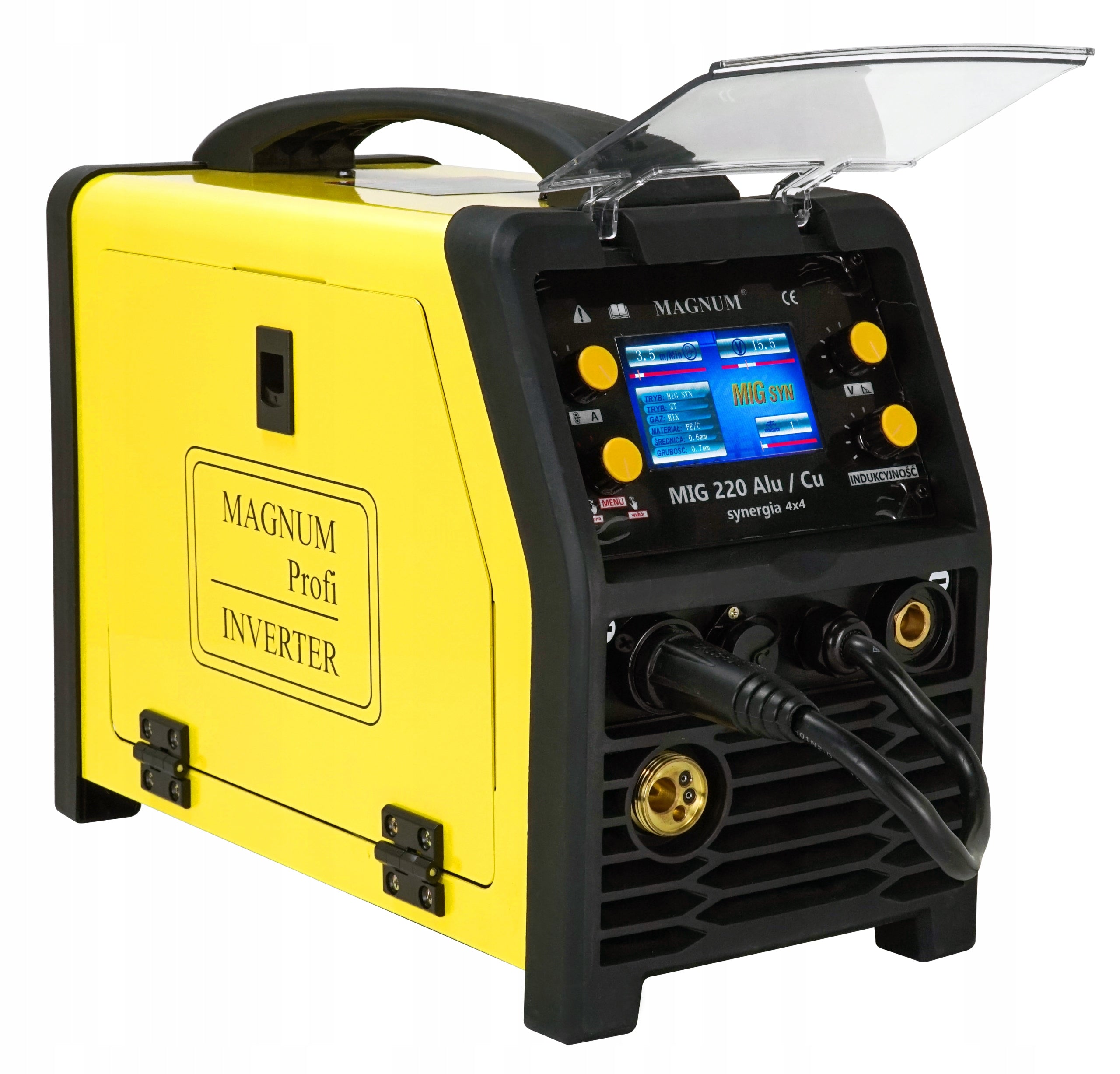 Migomat Magnum MIG 220 Alu Cu Synergy 4X4 aluminium MMA TIG DC Lift Manufacturer code WELDEXPERT MIG 220 ALU 4X4