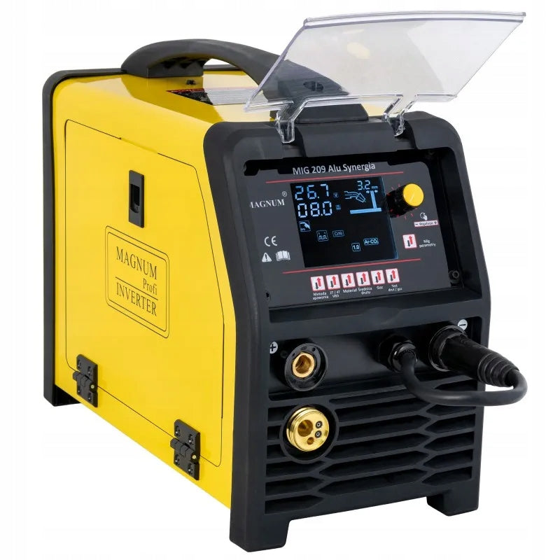 Migomat Semi-automatic welder Magnum MIG 209 ALU Synergy 200A Aluminium Inox Brand Magnum