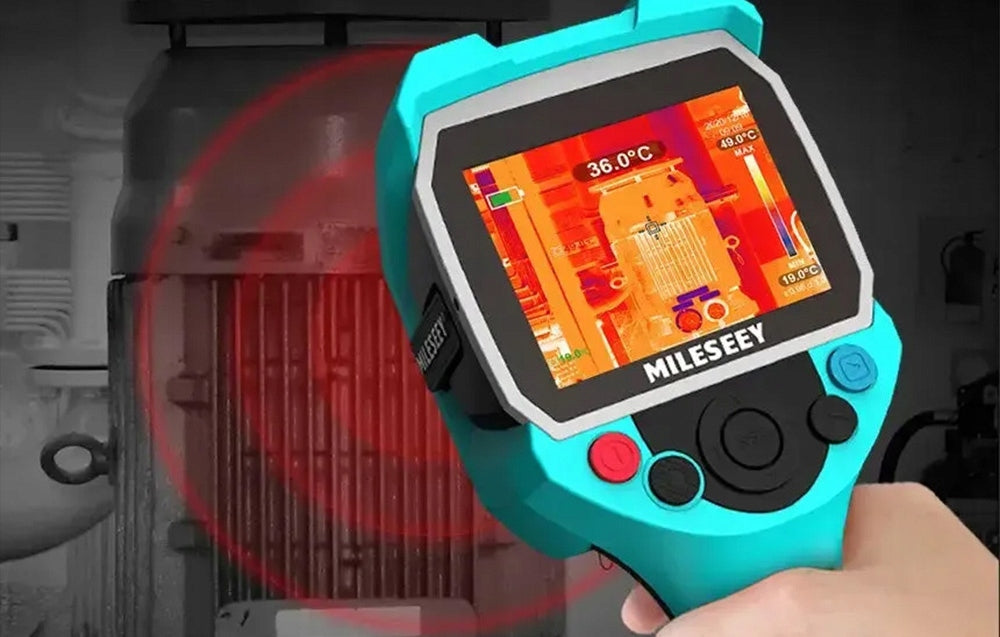 Mileseey TR256A Thermal Imaging Camera 256X192 550C IP65 5000mAh LCD 20Hz Batteries included yes
