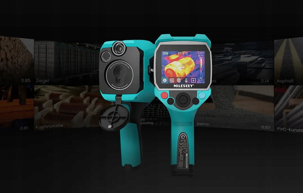 Mileseey TR256A Thermal Imaging Camera 256X192 550C IP65 5000mAh LCD 20Hz Kind thermal imaging camera