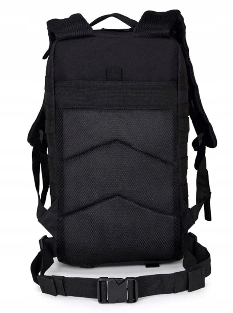 Military Hiking Backpack Survival Black 30L Tactical Strong Packaging status original