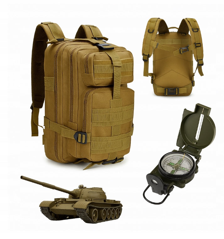 Military Olive Tactical Backpack 28L Anytech Militaria Survival Green Packaging status original