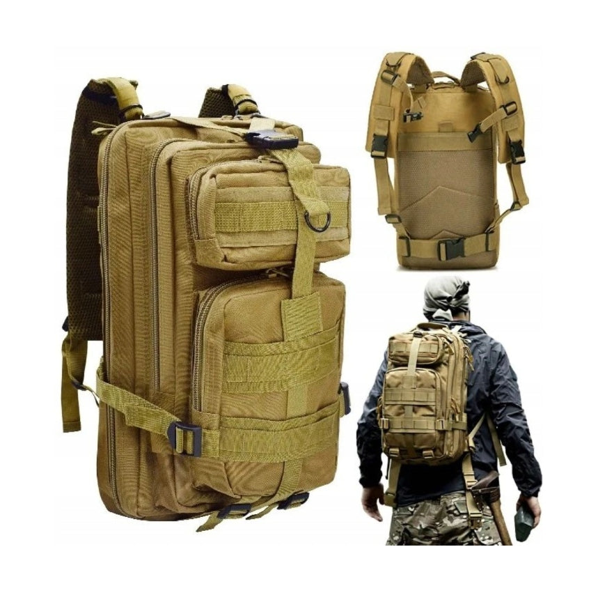 Military Olive Tactical Backpack 28L Anytech Militaria Survival Green