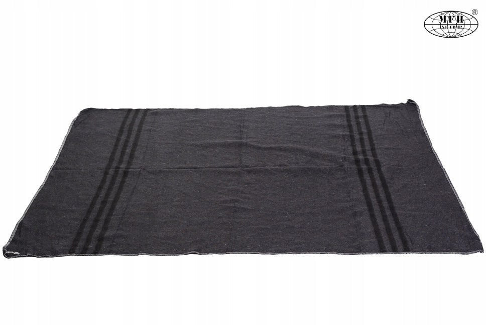 Military Picnic Blanket Warm 200 x 150 cm MFH Impregnated Grey Brand MFH