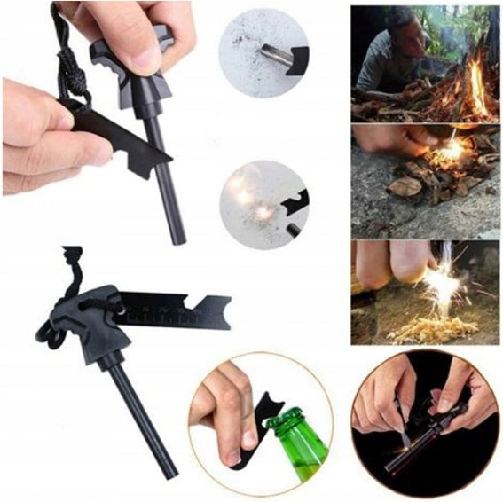 Military Survival Kit SURVIVAL Tourist Large Tactical Essential 32in1 Manufacturer code Zestaw na biwak turystyczny ognisko gril