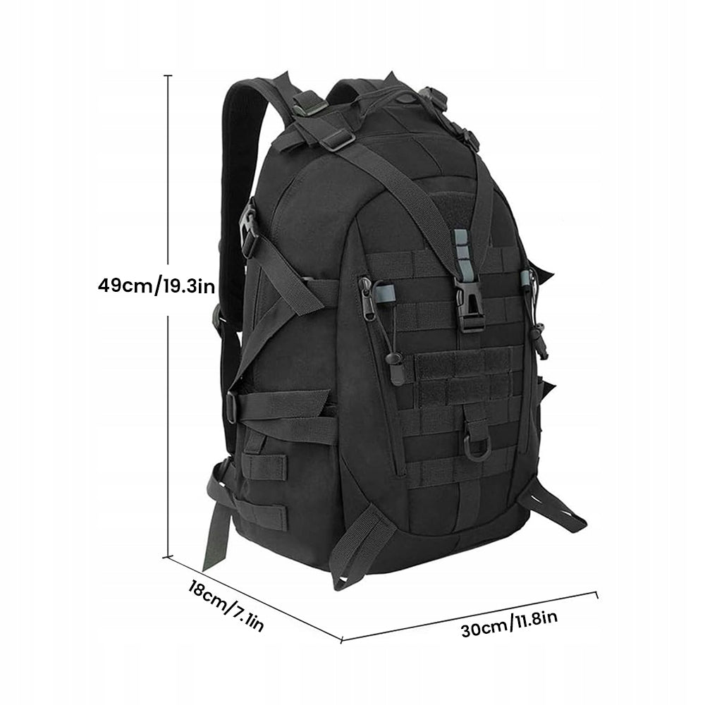 Military Tactical Hiking Backpack BLACK 45L for Men and Women Brand no brand