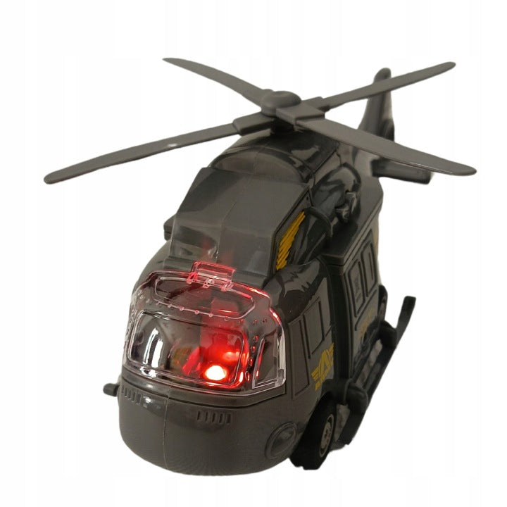 Military set for children tank helicopter jeep figurine sounds light Packaging status original