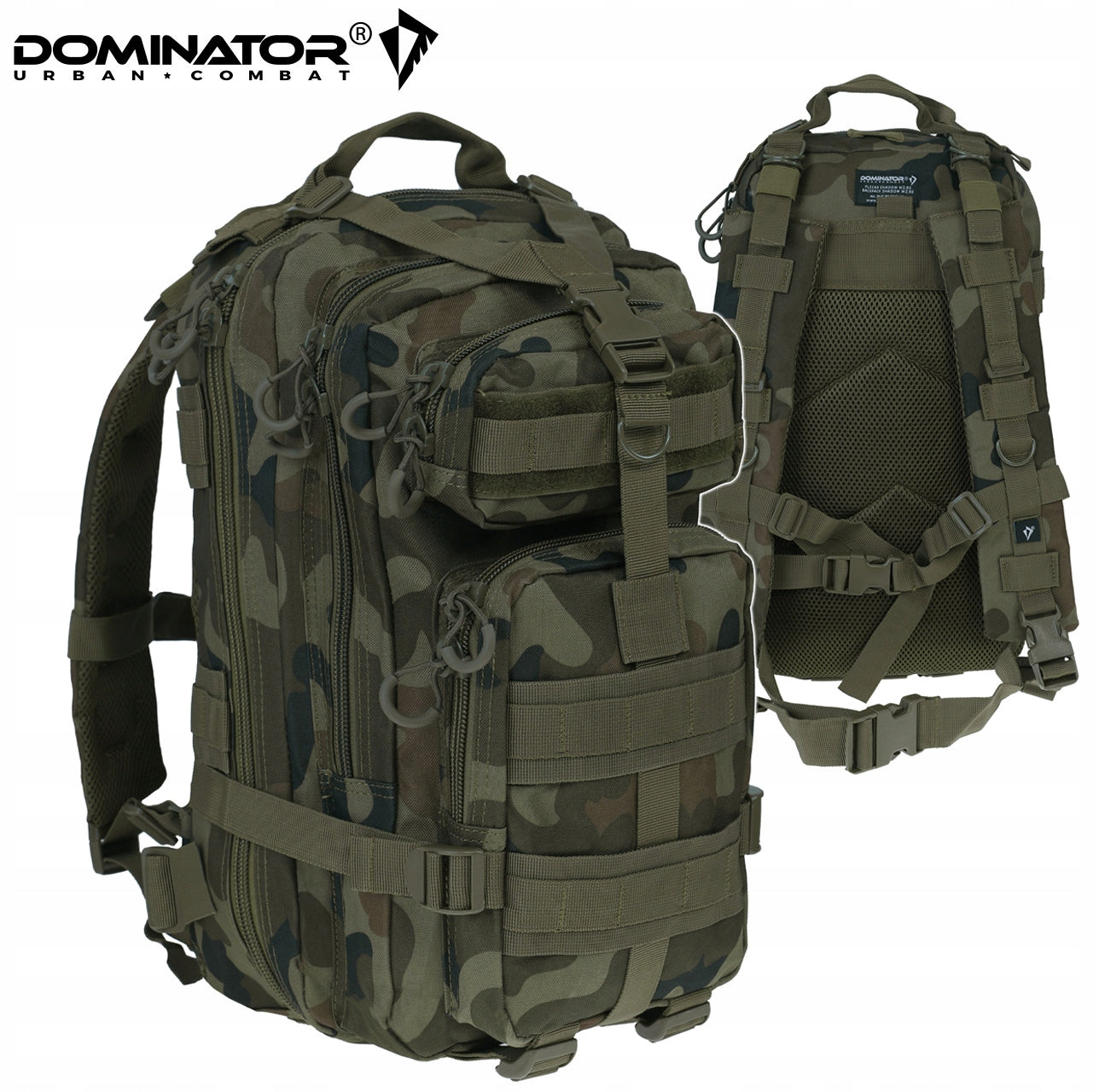 Military tactical backpack DOMINATOR SHADOW men's military up to 30 L wz.93 Manufacturer code DUC-BK-5043-03